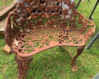 #59 Iron Rustic Loveseat 33" $40.00