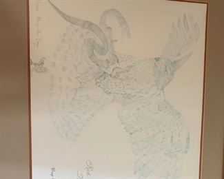 #69 Mayo Mac Boggs - signed 517/2000 Red Tail Hawk $175.00