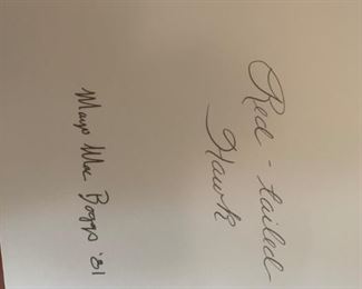 #69 Mayo Mac Boggs - signed 517/2000 Red Tail Hawk $175.00