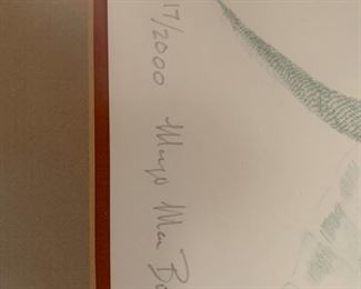 #69 Mayo Mac Boggs - signed 517/2000 Red Tail Hawk $175.00