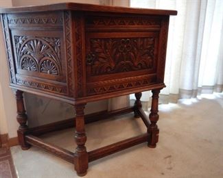 HEAVILY CARVED CHEST