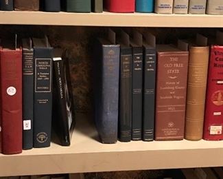 Part of the genealogy library - North Carolina and Virginia  