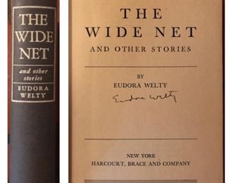 The Wide Net and Other Stories, by Eudora Welty, signed by the author. 