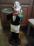 2 1/2 feet tall with serving tray