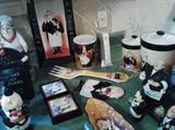 Approximately 100 chef decorations