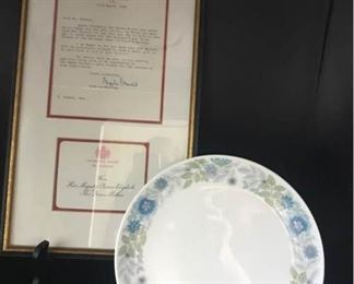 The Queen Mum's China with Signed Letter https://ctbids.com/#!/description/share/157133