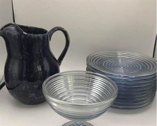 Stamped blue picture with depression glass https://ctbids.com/#!/description/share/157137