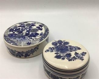Tiffany & Co. and Delft Lidded Porcelain Dishes https://ctbids.com/#!/description/share/157209