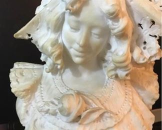 Marble Bust and Stand https://ctbids.com/#!/description/share/157218