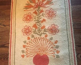 24" x 36" hooked rug or wall hanging