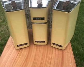 Mid Century Modern Canisters 