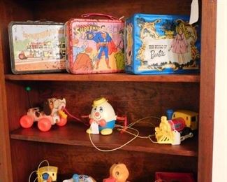 Close up of the collectible items