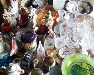 Dishes, collectibles, figurines