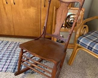 vintage rocking chair
