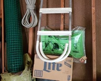 Boat/dock ladder, fencing