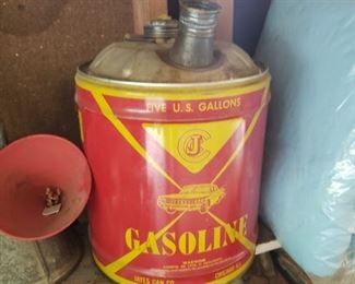 Vintage gas can