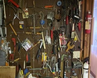 A wall of tools