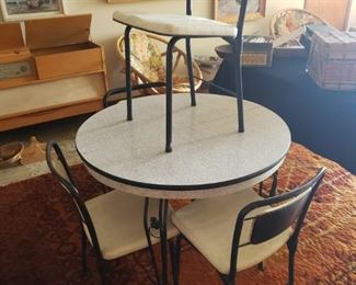 Vintage table and 4 chairs