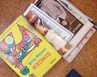 Vintage sewing catalogs