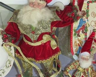 COLLECTIBLE MARK ROBERTS CHRISTMAS ITEMS.