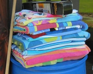 BEACH TOWELS.