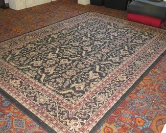 HAROLD ONYX AREA RUG: 94" x 130"