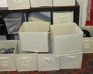 CANVAS CUBBY HOLE TOTES.