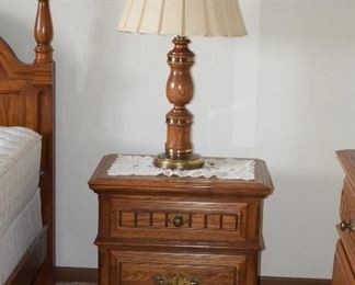 Side Table & Lamp