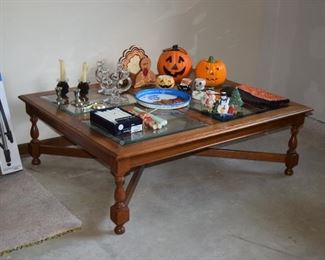 Coffee Table, Candleholders, & Seasonal Decor