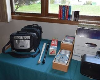 Office Supplies, Cassette's, Boom Box