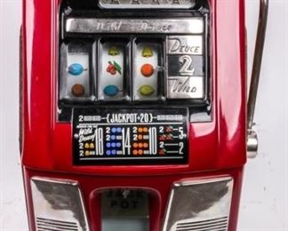 Lot 22 - 1940’s Mills High Top Wild Deuce Slot Machine