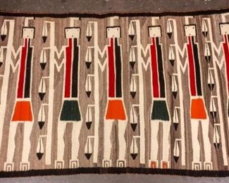 Lot 182 - Vintage Yei Navajo Rug