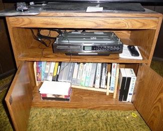 VHS TAPES and player