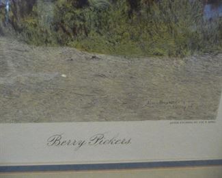  'Berry Pickers' Print 