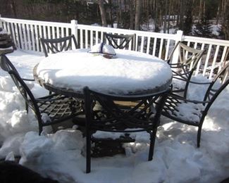 Outdoor Iron Patio Entertaining Suites