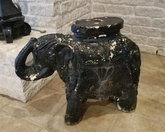 Elephant plant stand