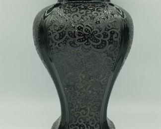 Black vase