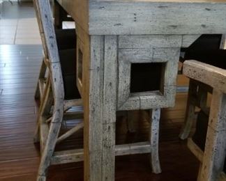 Dining table and 6 chairs