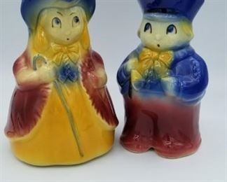 Shawnee Little Bo Peep and Little Boy Blue jugs