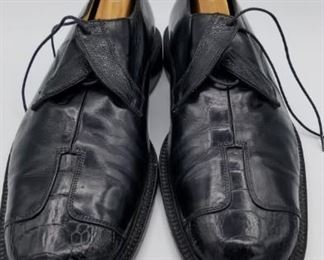 Vero Cuoio Men's size 11 ostrich leather shoes