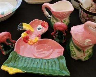 Flamingo porcelain