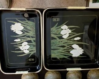 Oriental trays