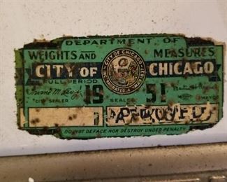 Antique Butcher Shop Scale