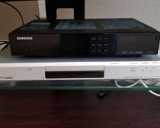 Samsung cable box and Sony cd/dvd player