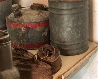 Metal gas cans