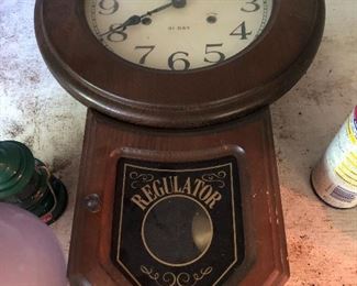 Another antique wall clock needing repairs