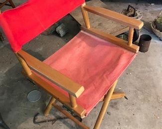 Cloth seat and back folding chair