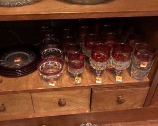 King's Crown glassware