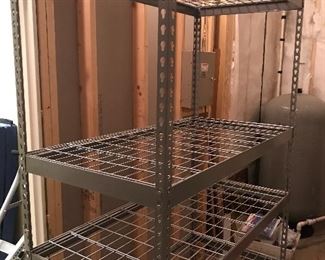 Metal shelving
