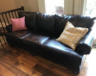Leather couch (1 of 2)
